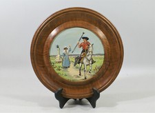 ASSIETTE  DECORATIVE EN BOIS