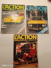 Revue l'action automobile et touristique - années 1971-1972-1982-1983 à l'unité