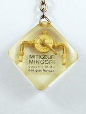 PORTE-CLES - Résine - MITIGEUR MINGORI - Inclusion - Vintage 1960s -