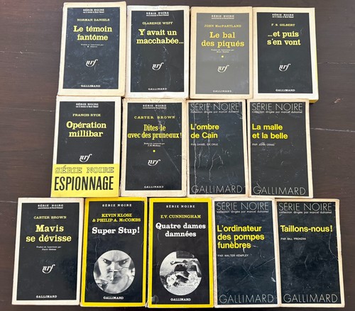 Serie noire gallimard nrf - noire,