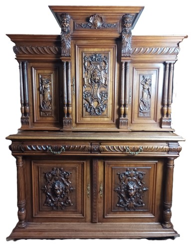 Buffet renaissance noyer - buffet,