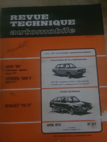 Rta revue technique automobile - revue,