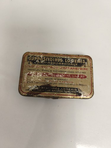 Boîte publicitaire ancienne