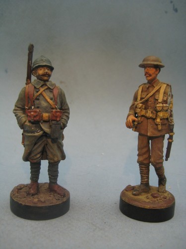 Plomb figurines artistes - plomb,