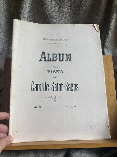 Camille saint saens - album, pour