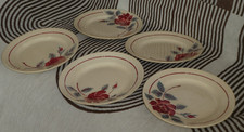 5 ASSIETTES PLATES EN FAIENCE