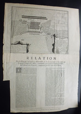 CARTE PLAN 18° SUR VELIN :DE LA BATAILLE DE WYNENDAELE:BELGIQUE 1711.. LOUIS XIV