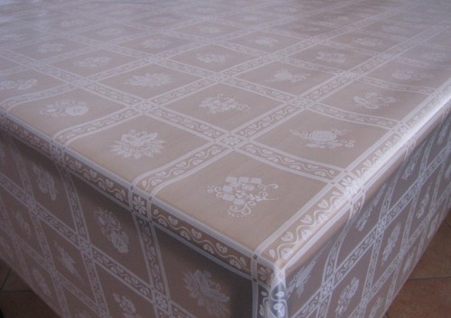 Nappe transparent imprimé - transparent,