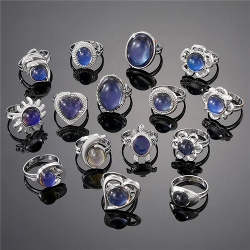 Bague cœur mondstein bohème - bague,