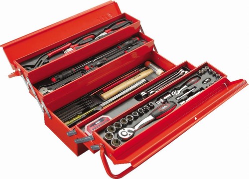 Caisse outil métallique - à, +