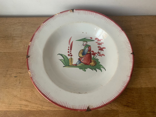 Ancienne assiette faience - ancienne,