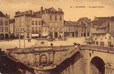 CPA 64 OLORON LA PLACE THIERS (cliché rare