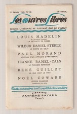 Les oeuvres libres 32 - n°,