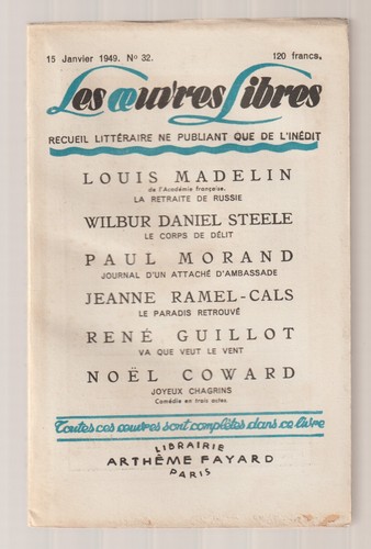 Les oeuvres libres 32 - libres, n°