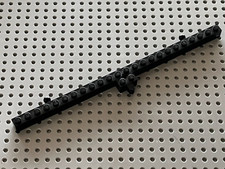 LEGO Pirates Black Hinge Brick 1 x 24 with Two Towballs Ref 47978 /Set 7075 7074