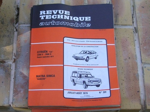 Rta 391 matra simca rancho - rta,