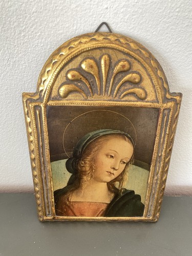 Ancienne plaque religieuse - plaque, en