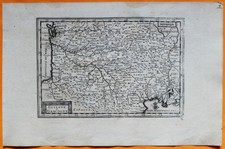 VAN DER AA Gravure originale c1725 Carte GUYENNE GASCOGNE Bordeaux Cahors Albi