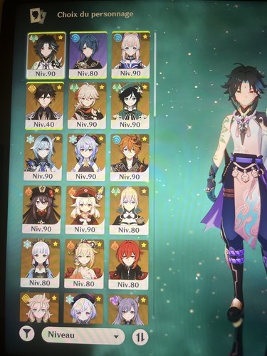 Compte genshin impact - compte, eu