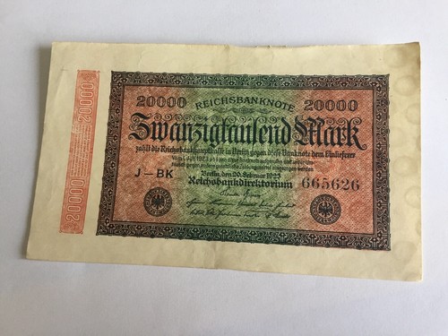 Billet allemagne 20000 mark - 20000,