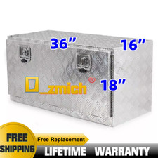 Bo?te de rangement Aluminium avec Serrure Caisse �� outils Malle 170L