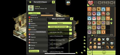 Compte dofus touch - perso, 200
