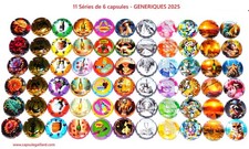 11 Séries de 6 capsules de champagne - GENERIQUE (Sept - Oct  2025)