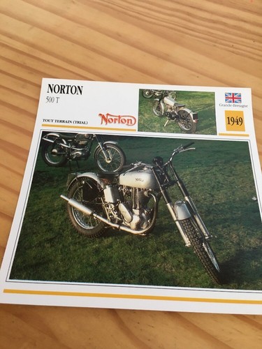 Norton 500 trial 1949 - 1949, carte