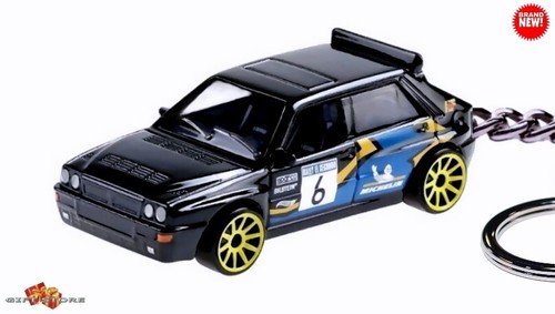 Key chain black lancia delta - chain,
