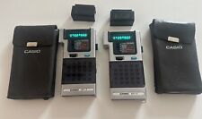 Lot 2 Calculatrice Chronomètre Vintage Casino ST-1 Rare Ancien Fonctionnel