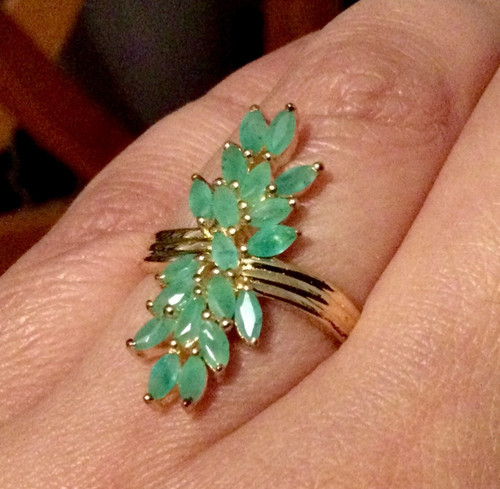 Argent massif bague cocktail - massif-bague,