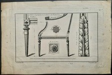 Détails en grand Sculpture d'un fauteuil Louis XVI par Delagardette 18ème siècle