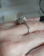 Rare BAGUE LALIQUE EN ARGENT &