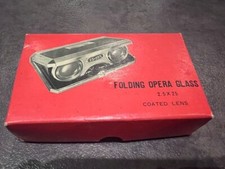 Jumelles d'Opéra/Folding Opera Glasses 2.5 x 25 With Box Vintage