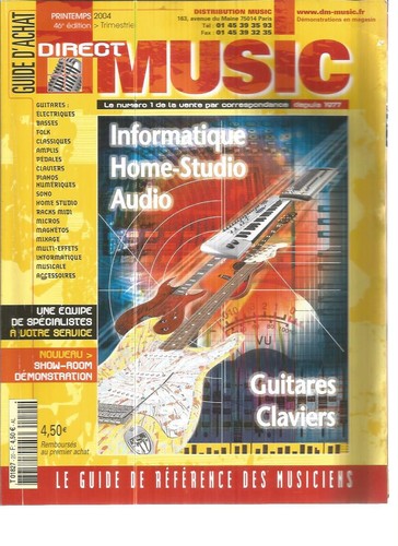 Catalogue direct music - catalogue,