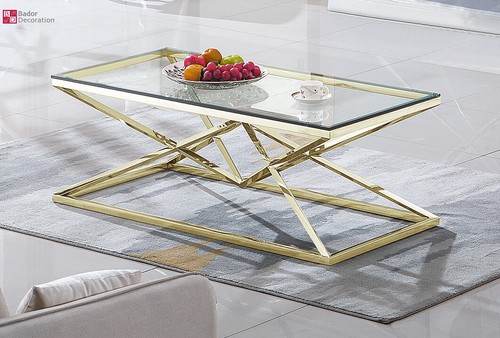 Table basse design acier - table,