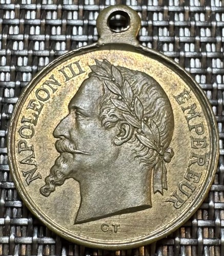 Médaille napoléon iii - ,