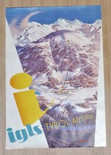 Affiche ancienne Tyrol années