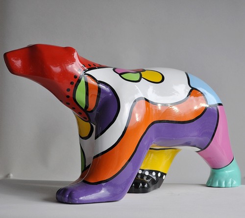 Deesse sculpture ours - sculpture,