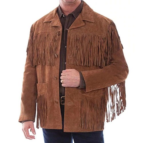 Veste homme daim pur marron - homme, en