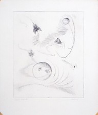 Ervin Neuhaus eau forte originale épreuve d'artiste 33,5x28 Hongrie