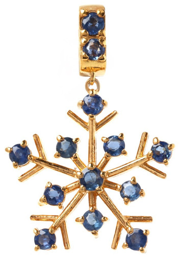 Collier pendentif flocon - , de