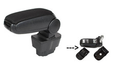 Accoudoir Central Tissu pour OPEL CORSA D (2006-2014) Noir