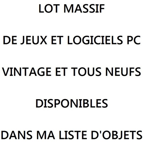 Lot massif jeux logiciels - lot, pc
