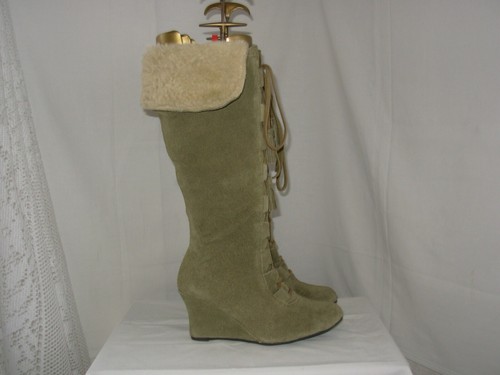 Bottes fourrées compensées - fourrées,