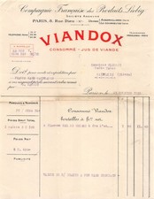 1928   VIANDOX A PARIS - M. PLEURET A SAINCAIZE