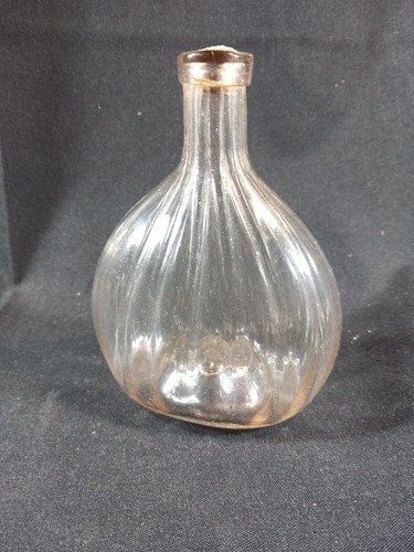 Flacon gourde cotes verre - gourde,