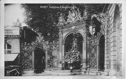 Ancienne carte postale nancy - ancienne, postale,