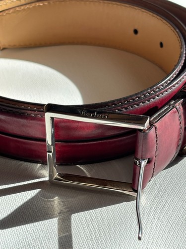 Berluti red patina - patina, leather