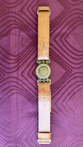 Ceinture cuir boucle scout - ceinture,